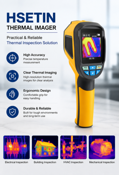 Thermal imager for real-time heat inspection