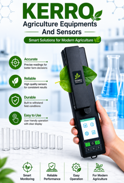 Kerro agriculture monitoring instrument for field testing